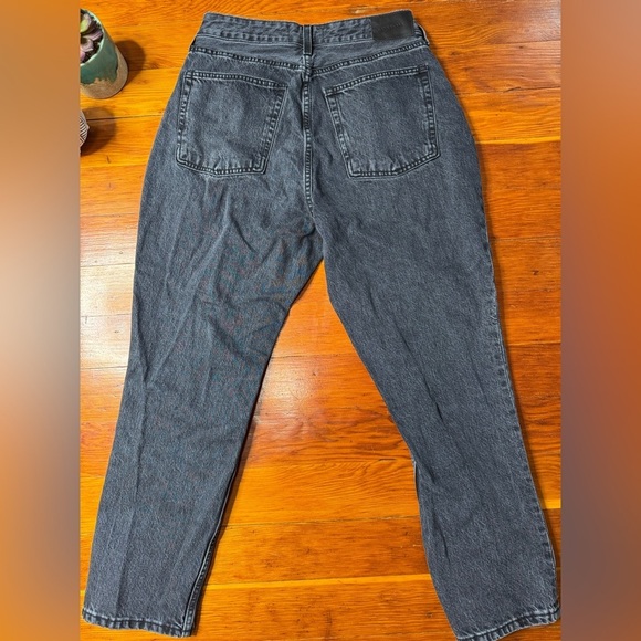 Everlane Black The Curvy 90's Cheeky Striaght Jeans In Hartford Night 31A - Picture 8 of 8